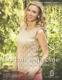 Universal Yarns Cotton Supreme Book 5: Spring 2014 - Harmonious Knits