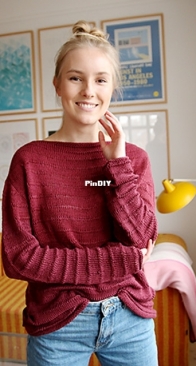 Takenoko Sweater/Takenoko Genser by Anna and Heidi Pickles - English and Norwegian