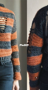 Rain Cloud Crochet - Ayla McKinley - Webs We Weave Sweater