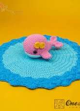 One and Two Company - Carolina Guzman - Willa the Whale Blanket