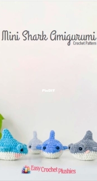 Easy Crochet Plushies - Carol - Mini Shark