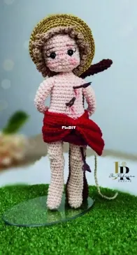 JuRibeiroCrochet - Ju Ribeiro - Juscelia de Fátima Ribeiro - Saint Sebastian , Mini and Keychain - São Sebastião, Mini e Chaveiro - Portuguese