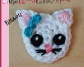 The Lovely Crow - Elizabeth Alan - Applique Kitten