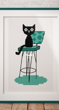 Sat Cat by Durene Jones - Free