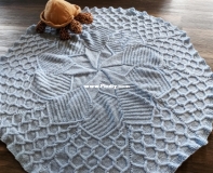 May Flowers Baby Blanket by Grid Mammal Crafts