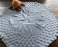 May Flowers Baby Blanket - Meghan Eleanor McNeal - Grid Mammal Crafts