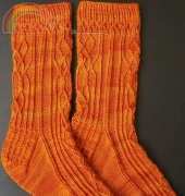Petrouchka Socks by Caoua Coffee-Free