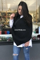 Zippo Poncho by The Knitting Loft-Free
