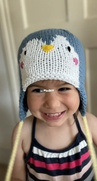 Abby Baby Penguin Hat by Corrine West-Free