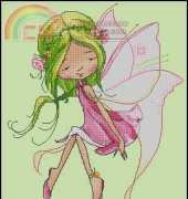 Fae with Green Hair