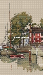 Paradise Stitch - Amsterdam Waterfront by Olga Lankevich