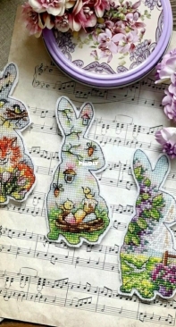 Spring Bunnies - March, April and May by Katerina Volobueva