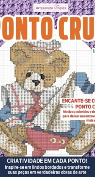 Artesanato Simples - Ponto Cruz - Issue 42 - February 2025 - Portuguese
