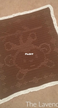 The Lavender Chair - Dorianna Rivelli - Filet Monkey Blanket - Free