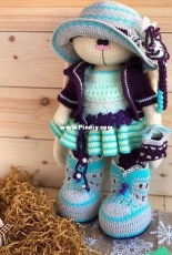 Crochet Bunny Art - Irina Tarasova - Nicole outfit set - Dutch