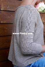 Rambling Rose Sweater by Asita Krebs - English, German