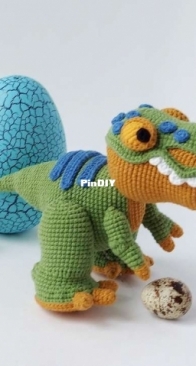 Pattern Leka Toys - Helen  Elena Abrosimova - T-Rex