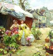 Classic Cross Stitch WO 155 - Big The Flower Market