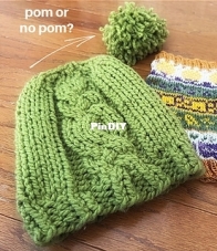 Knots and twists hat by Petra Breakstone