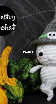 Mispeltoy Crochet - Kenzi Noe - Mogwai the Sleepy Ghost - Halloween