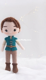 Green Frog Crochet - Thuy Anh - Đặng Thùy Anh - Flynn Rider - Spanish