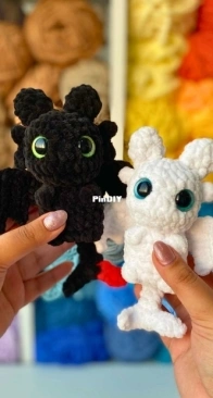 DrChoco Crochet - Fatma Avci - Luna the Baby Fury