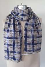 Woolly Wits - BlueGrill Scarf by Theresa Schabes