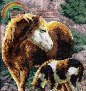 Dimensions - The Gold Collection Petites 65073 Sunlit Horses XSD
