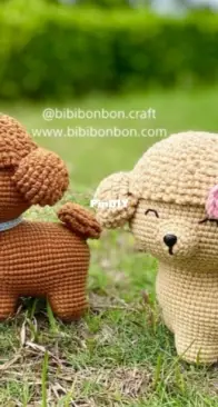 BiBiBonBon Craft - Do Phuong Dung - Choco the  Toy Poodle Puppy