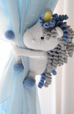 curtain tieback unicorn