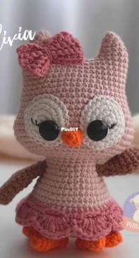 Philomena Amigurumis - Maria Fernanda López - Olivia - Spanish