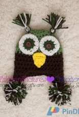 ChildrenPicturesCreations - Ana Silva - Owl Beanie