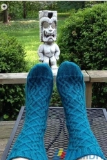 Wimpwoman Designs-Varda Socks by Claire Ellen