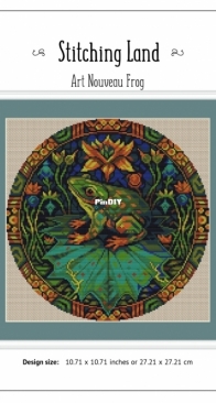 Stitching Land - Art Nouveau Frog  XSD + PCS