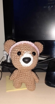 Sharing one amigurumi that i did.
