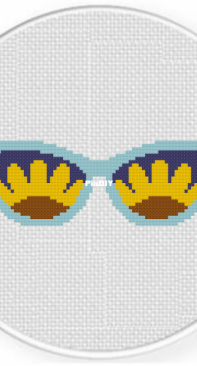 Daily cross Stitch - Sunflower Shades