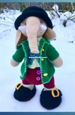 Alenka Colored Toys - Alenka - Elephant Mr Darcy  - Russian and English
