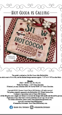 Cherry Hill Stitchery - Hot Cocoa Is Calling by Deanna Carter