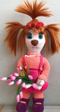 Evgenia knitted toys - Evgenia Gavrilova - Элизабет (Барбоскины) (Elizabeth - Barboskiny) - Russian