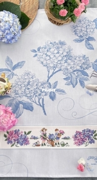 Les Brodeuses Parisiennes LBP - Belles ombelles Tea towel