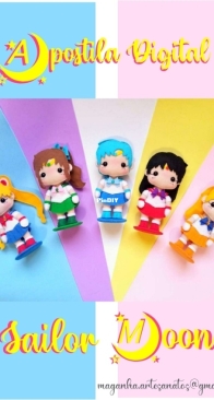 A Charmosa Feltros e Maganha Artesanatos - Grace Rodrigues e Natalia Araujo - Sailor Moon - Portuguese