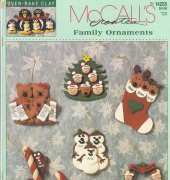 McCalls Creates Oven-bake Clay 14255 Family Ornaments