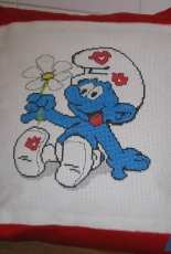 Cuscino puffo