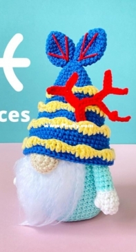 Happy Dolls Handmade - Lucy Magic Pattern - Julia /Kate - Negovorina - Pisces Zodiac Gnome