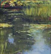 I love crossstitch CR-001a--Garden Pond II
