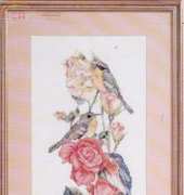 Janlynn 125-56  Birds and Roses Picture