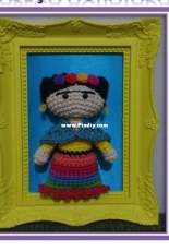 Atelie Andreia Miano - Andreia Miano - Mini Frida Flat Head - Portuguese