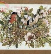 Lanarte 33556 Birds in roses  Marjolein Bastin