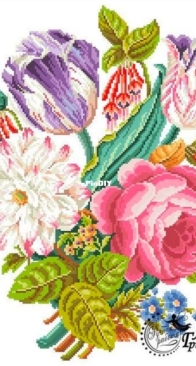 Bouquet with Two Tulips by Alena Grigorieva