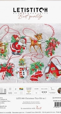 Letistitch 966 Christmas Toys XSD